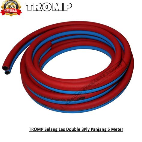 Jual PROMO 87H55 TROMP 5M Selang Las Double Panjang 5 Meter Untuk Las