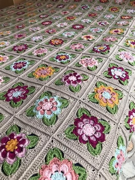 Pin By Rosa Armida On Colchas Granny Square Crochet Patterns Free