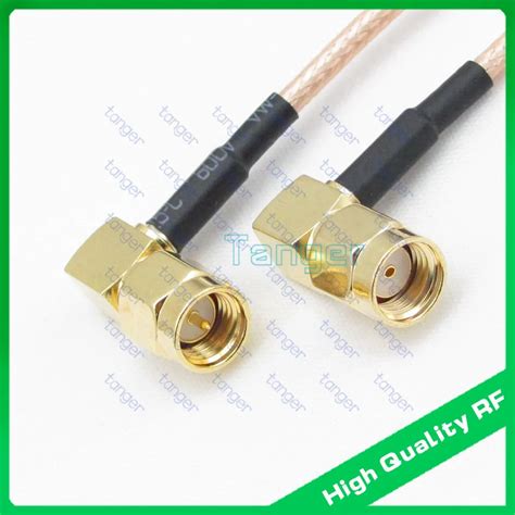 Double Right Angle Sma Male To Rp Sma Male Plug Degree Connectors