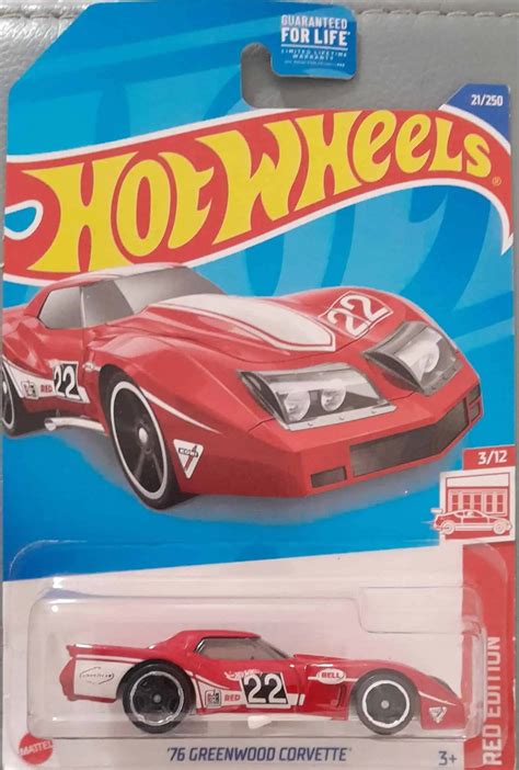 Hot Wheels Red Edition 76 Greenwood Corvette Universo Hot Wheels