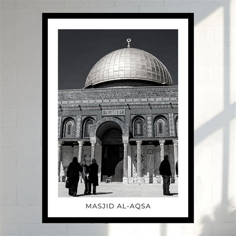 Masjid Al Aqsa Wall Art Aqsa Mosque Art Masjid Wall Art Palestine Art