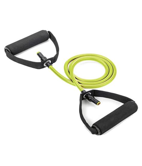 Single Toning Tube Exercise Band Resistance Band Exerciser Cord With Comfort Handles Latex Tube