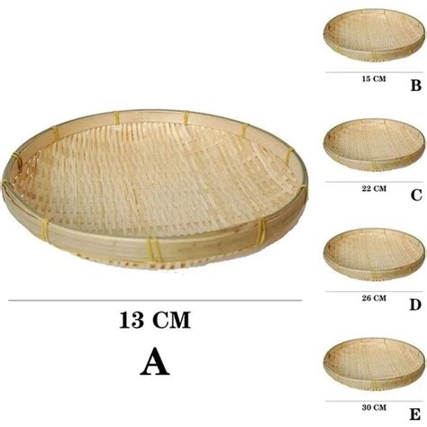 Shanhua Shop 22CM Tarzı El Yapımı Dokuma Bambu Elek Raft Fiyatı