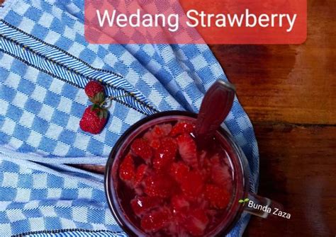 Resep Wedang Strawberry Oleh Bunda Zaza Cookpad