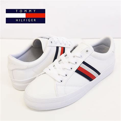 楽天市場TOMMY HILFIGER トミーヒルフィガー tw FRIZA レディース レザースニーカーローカット スニーカー 靴