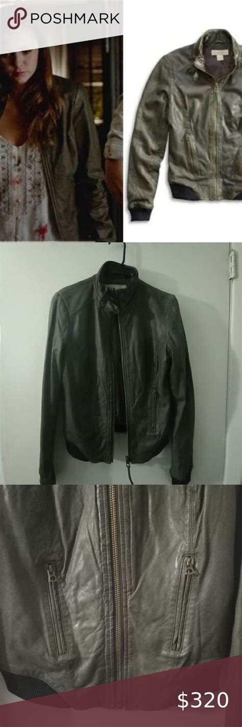 ASO Vampire Diaries Lucky Brand Leather Jacket As Seen Worn By Elena