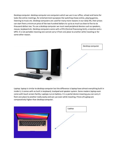 SOLUTION: Types of computer devices - Studypool