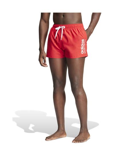 Bañador de Natación adidas Essentials Logo Clx Hombre Rojo