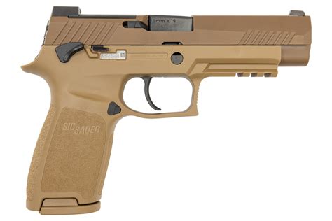 Sig Sauer P320 M17 9mm Full Size Flat Dark Earth FDE Pistol With