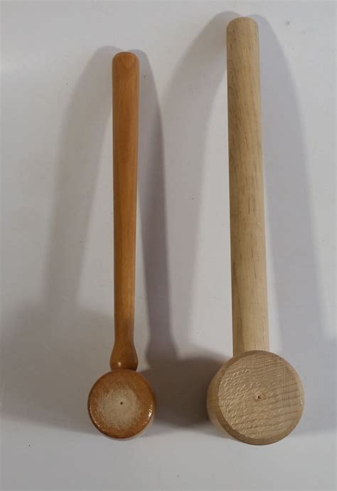 Set Of 2 Decorative Wooden Gavels Mallets Treasure Valley Antiques