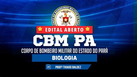 Concurso CBM PA 2023 Aula De Biologia Edital Aberto Black Friday