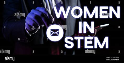 Text Showing Inspiration Women In Stem Business Idea Science