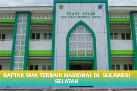 JUARANYA BUKAN SMAN 1 MAKASSAR INILAH DERETAN SMA TERBAIK DI SULAWESI