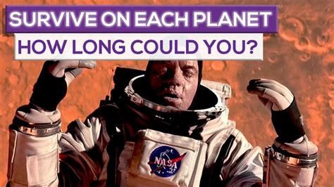 How Long Could You Survive On Each Planet YouTube