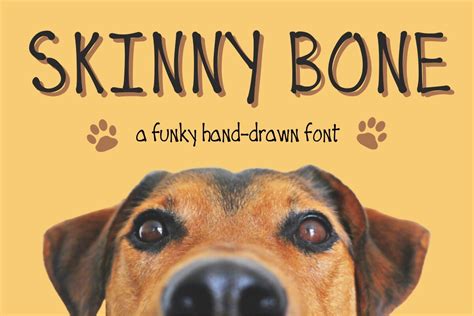 Skinny Bone Font By Shabaca · Creative Fabrica