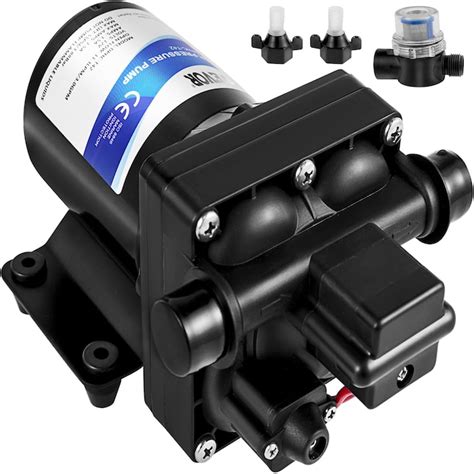 Vevor 12 Volt 4 Gpm Plastic Transfer Pump Cxb 12v 4gpm00001v9 At