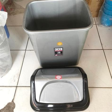 Jual Tempat Sampah Besar Tutup Goyang Shinpo 820Xl Tong Sampah Jumbo