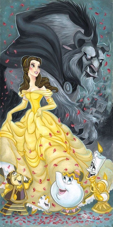 Beauty And The Beast Disney Fine Art Disney Art Disney Beauty And The