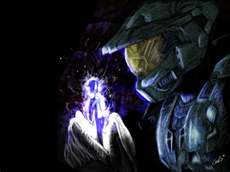 Master Chief and Cortana by CerxiS on DeviantArt