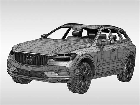 Volvo Xc60 2018 3d Model 119 3ds C4d Fbx Ma Max Obj Blend