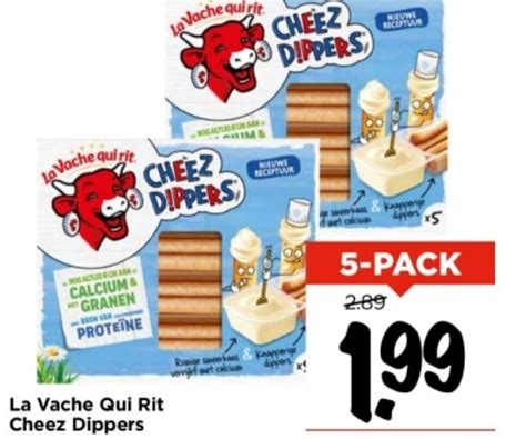 La Vache Qui Rit Cheez Dippers 5 PACK Aanbieding Bij Vomar Voordeelmarkt