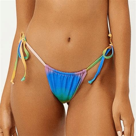 Frankies Bikinis Tia String Bikini Bottom Gem