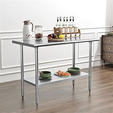 Rockpoint Stainless Steel Table For Prep Work X Inches Nsf Metal