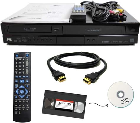 Buy JVC VHS To DVD Recorder VCR Combo W Remote HDMI Online In India