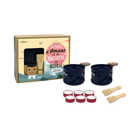 Coffret Raclette La Bougie Pour Personnes Cookut Emmie Sph Re