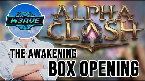 Set 1 The Awakening Box Opening Alpha Clash Tcg Youtube