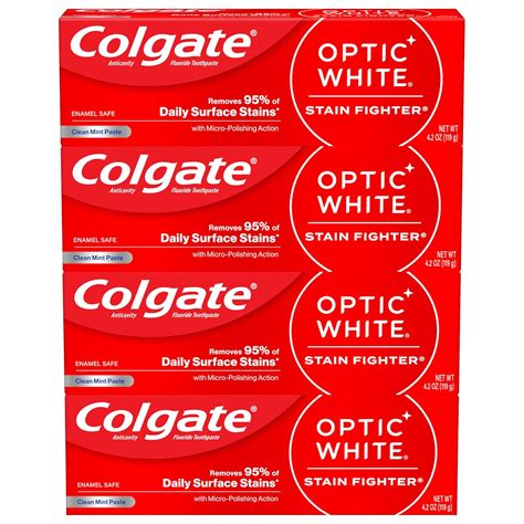 Amazon.com : Colgate Optic White Stain Fighter Teeth Whitening