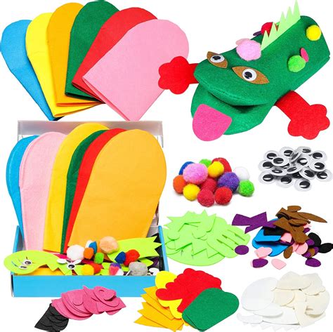 watinc pcs hand puppet making kit  kids art ubuy india