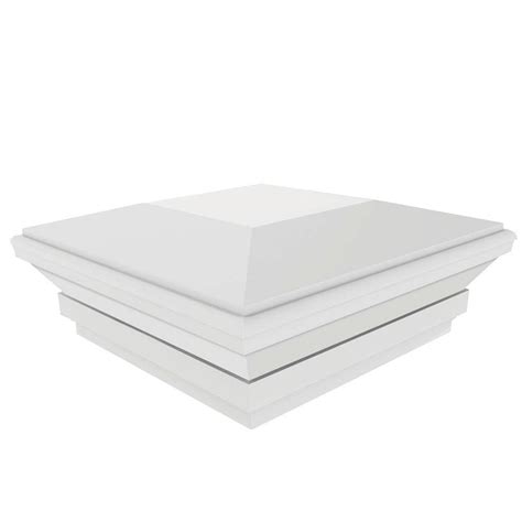 Have A Question About Veranda 4 In X 4 In White Contemporary Post Cap