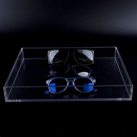 good quality square clear acrylic tray tables transparent custom