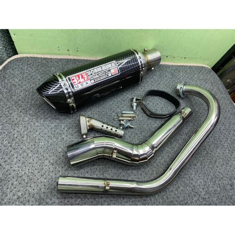 Yoshimura 370 With Elbow Stainless For Yamaha Sz 150 Sz16 Shopee