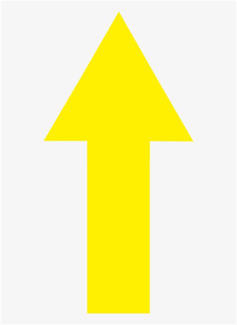 Yellow Arrow Up Yellow Arrow Pointing Up Transparent PNG 518x1045