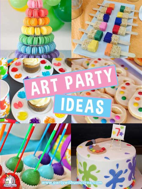 Art Party Ideas - Party with Unicorns