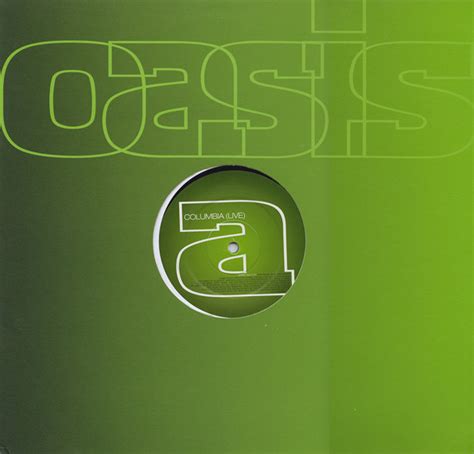 Oasis – Columbia (Live) (2003, Vinyl) - Discogs