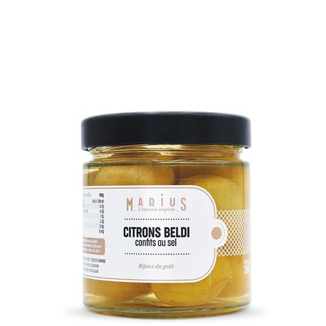 Citron Beldi Confit Au Sel Marius Le Bocal De G Prix Carrefour