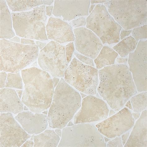 Travertine Light Beige Crazy Paving Mm My Tile Market