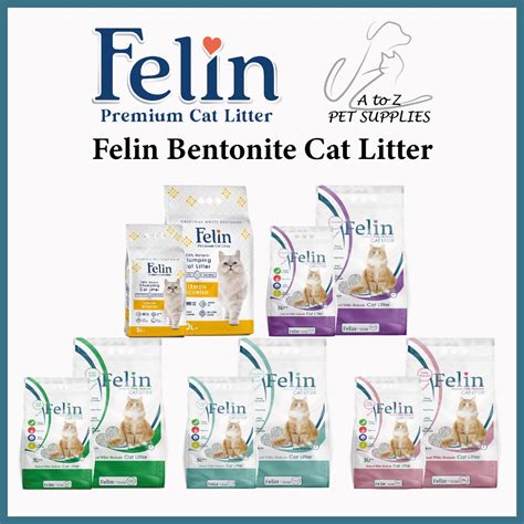 Felin Bentonite White Clumping Cat Litter 10l Shopee Malaysia