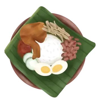 Indonesian Food Nasi Uduk Food Jakarta Rice Png Transparent Clipart