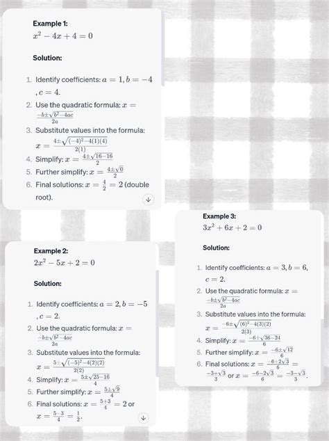 Pls Pa Solvedgive Examples Of Quadratic Equation With Proper Step By