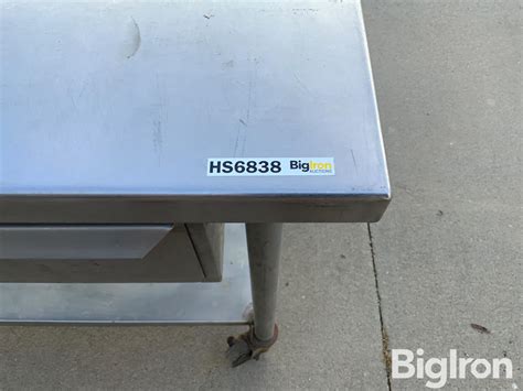 Stainless Steel Work Table W/Drawers BigIron Auctions