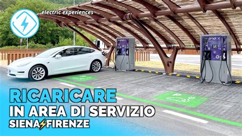 Ricaricare Auto Elettrica In Area Di Servizio Youtube