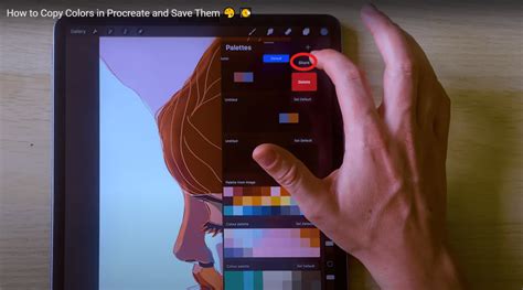 How To Copy Colors In Procreate And Save Them