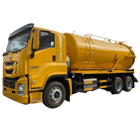 Isuzu Giga Liters Sewage Suction Truck Heli Truck