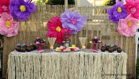 Hawaiian Luau Party Decorations Uncommon Designs