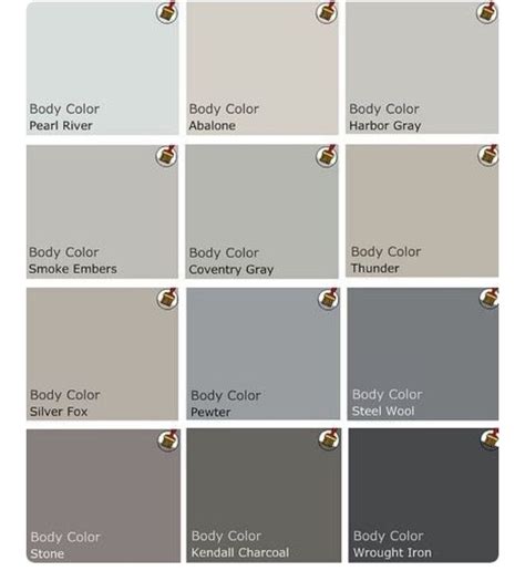 Color Chart For Benjamin Moore Paint