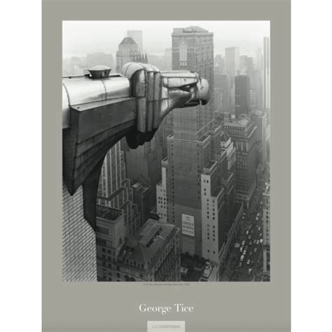 George Tice Poster "From the Chrysler Building, New York, 1978", Signed Edition of 50 - Lucie Store